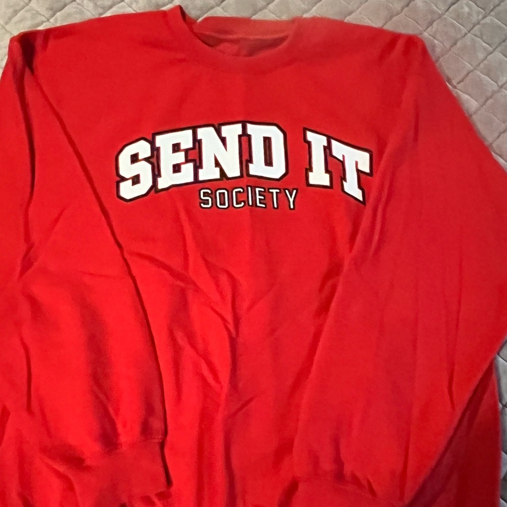 Red Send It Society TFIL Sweatshirt